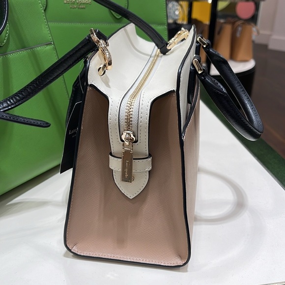 Kate Spade Madison Colorblock Saffiano Leather Small Satchel
Toasted Hazelnut - Picture 14 of 16